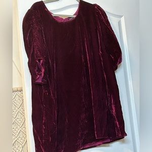 Torrid Velvet purple top
